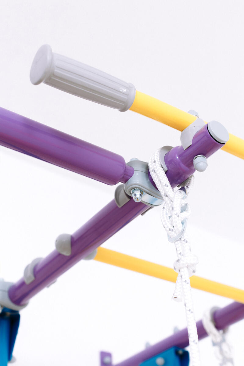 Estrutura de escalada Jeflex ClimbMaxx M4 montagem na parede com acessórios 6/7
