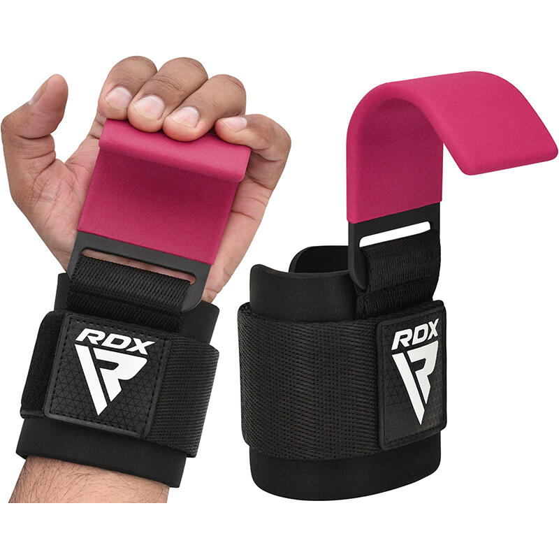 W5 Gel Lifting Hook Straps Z Chwytem Różowe 5/7