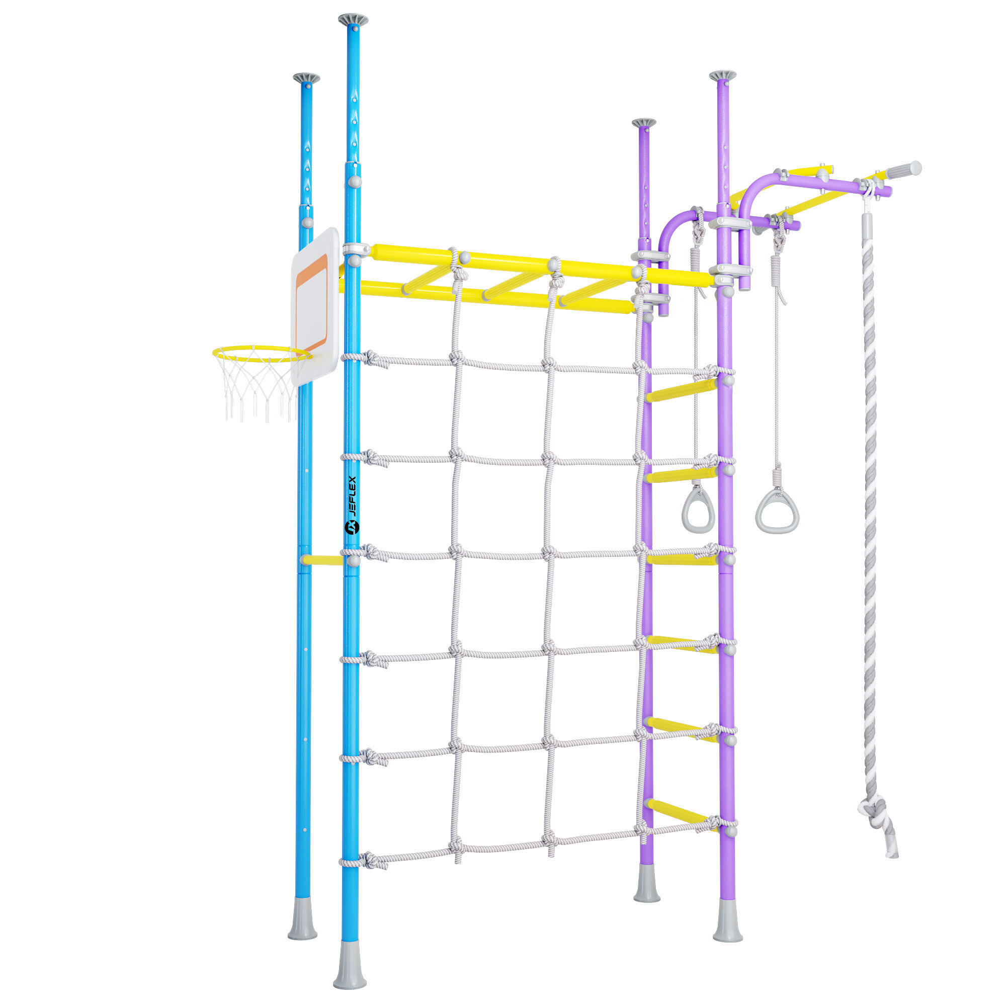 Jeflex Kindersportkomplex ClimbMaxx M3 freistehend 2/7