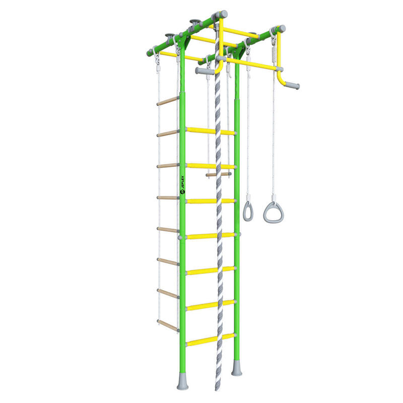 Sprossenwand Jeflex ClimbMaxx M1 GRÜN-GELB