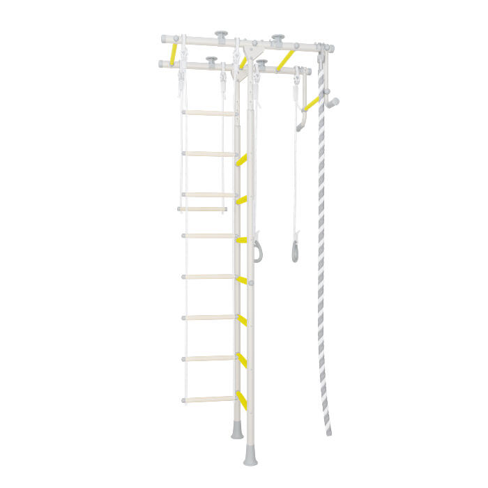 Sprossenwand Jeflex ClimbMaxx M1 WEIß-GELB