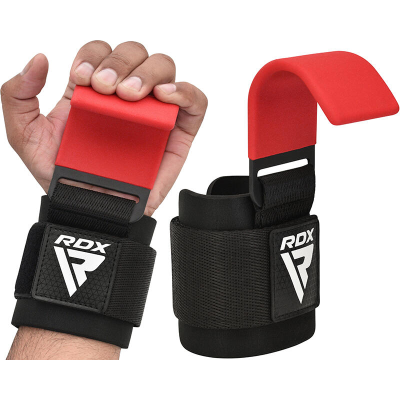 Gancio Polso Muscolazione RDX – Rosso 5/7