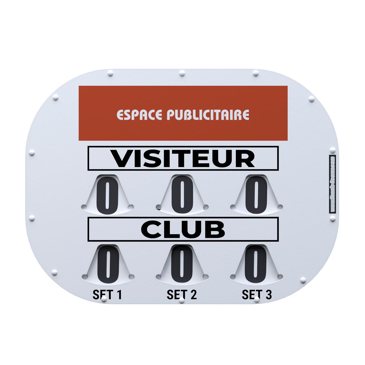 TENNIS SCORER Tabellone di punteggio - MODELLO CLIPTEC