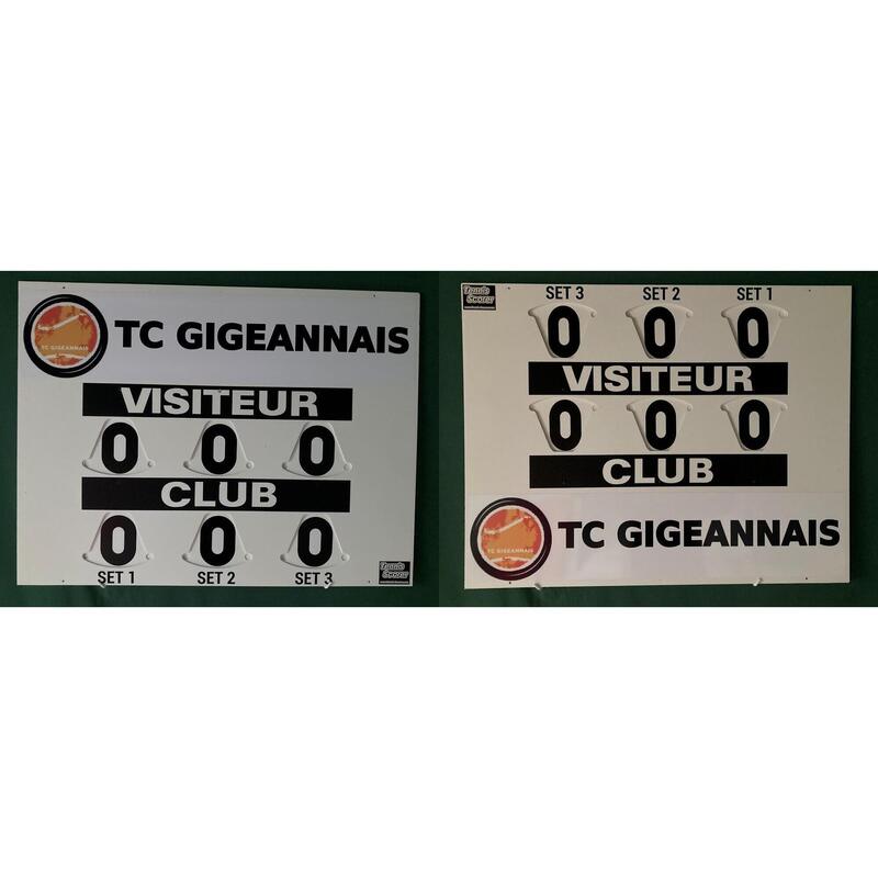 Handmatig scorebord - COMPACT DUBBELZIJDIG MODEL