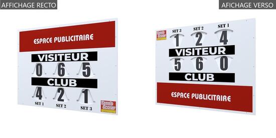 Spielstandanzeiger - DOPPELSEITIGES KOMPAKTES MODELL