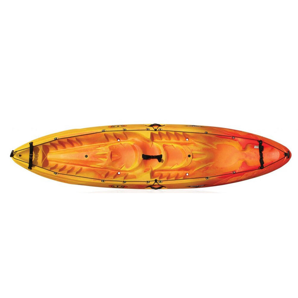 REFURBISHED RIGID CANOE KAYAK 2 ADULTS + 1 CHILD - A GRADE 4/5