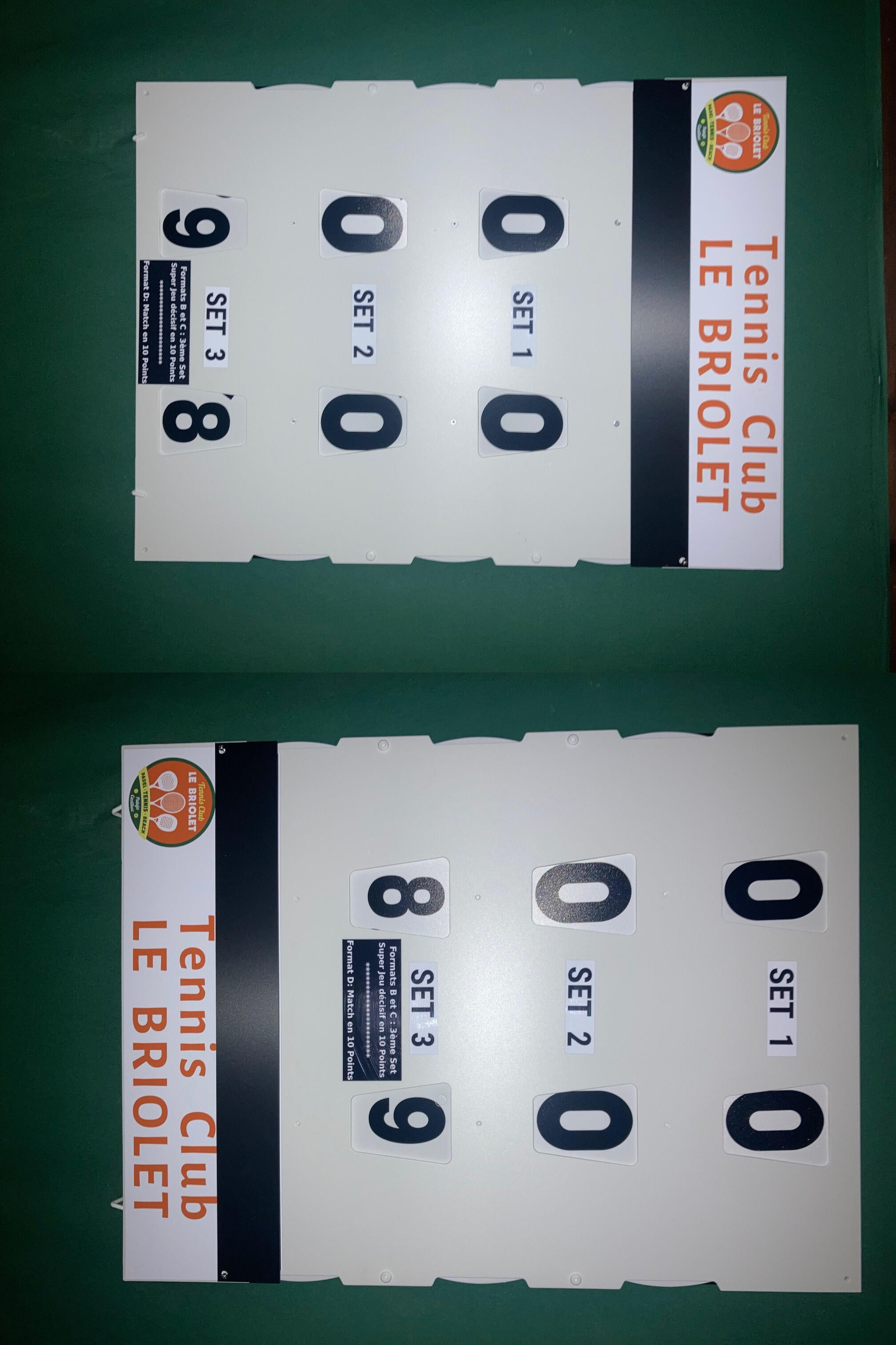 Handmatig scorebord - DUBBELZIJDIG PADEL MODEL 2/4