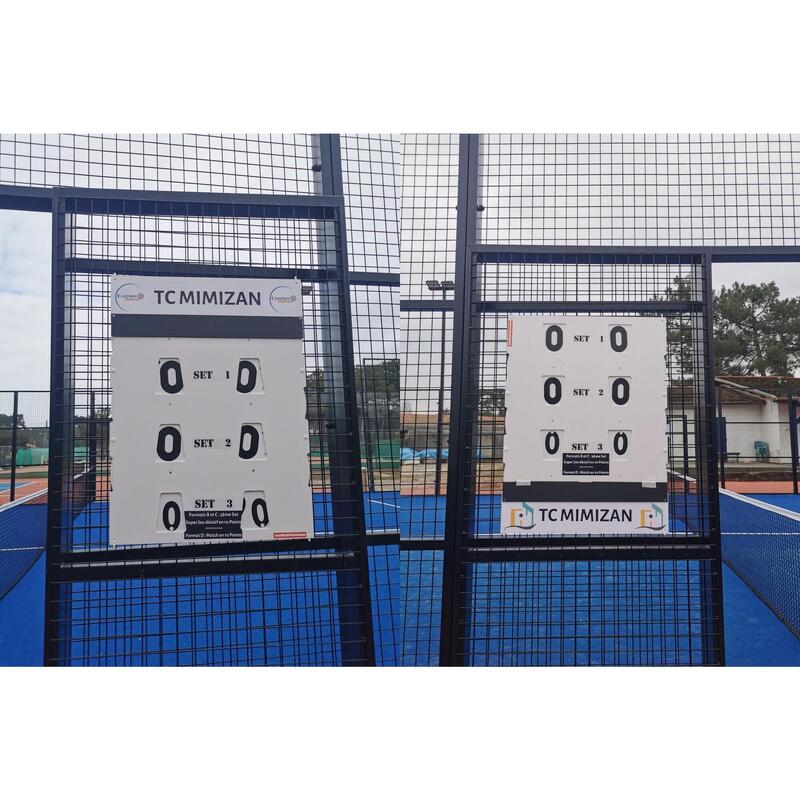 Tableau de score manuel - MODELE PADEL RECTO-VERSO