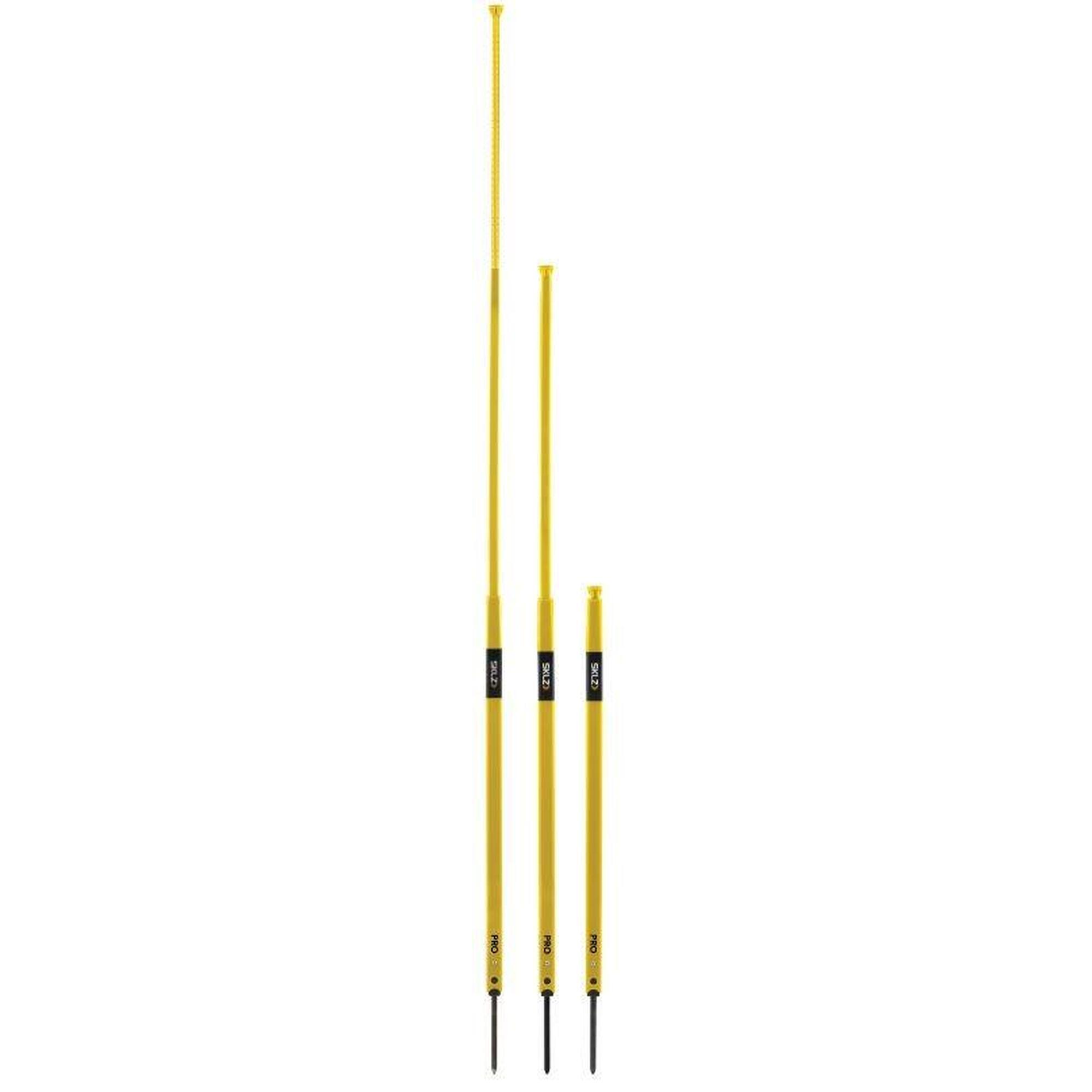 Sklz - Set De 8 Batons Pour Plots De Slalom, Cônes- Sklz Pro Training Agility Poles - Cône - Jaune - Taille Unique - Decathlon