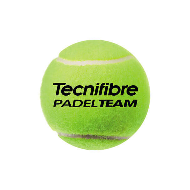 Tecnifibre Padel Tennis Team Balls - Tube of 3 2/3