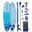 AQUAPLANET Kit de Paddle Gonflable - AllRound Ten Bleu