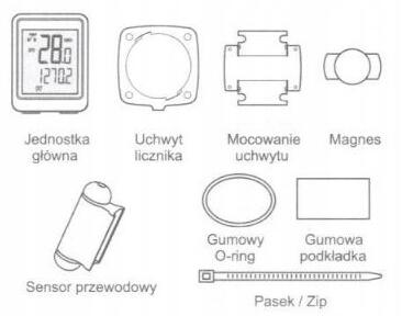 Licznik rowerowy przewodowy KROSS KRC 218 6/6
