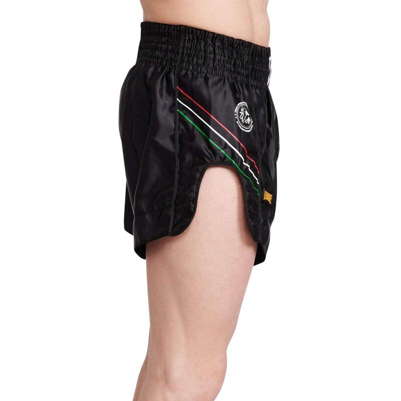 Pantalón corto Short Adulto Kick Boxing Muay Thai Leone 1947 FLAG negro