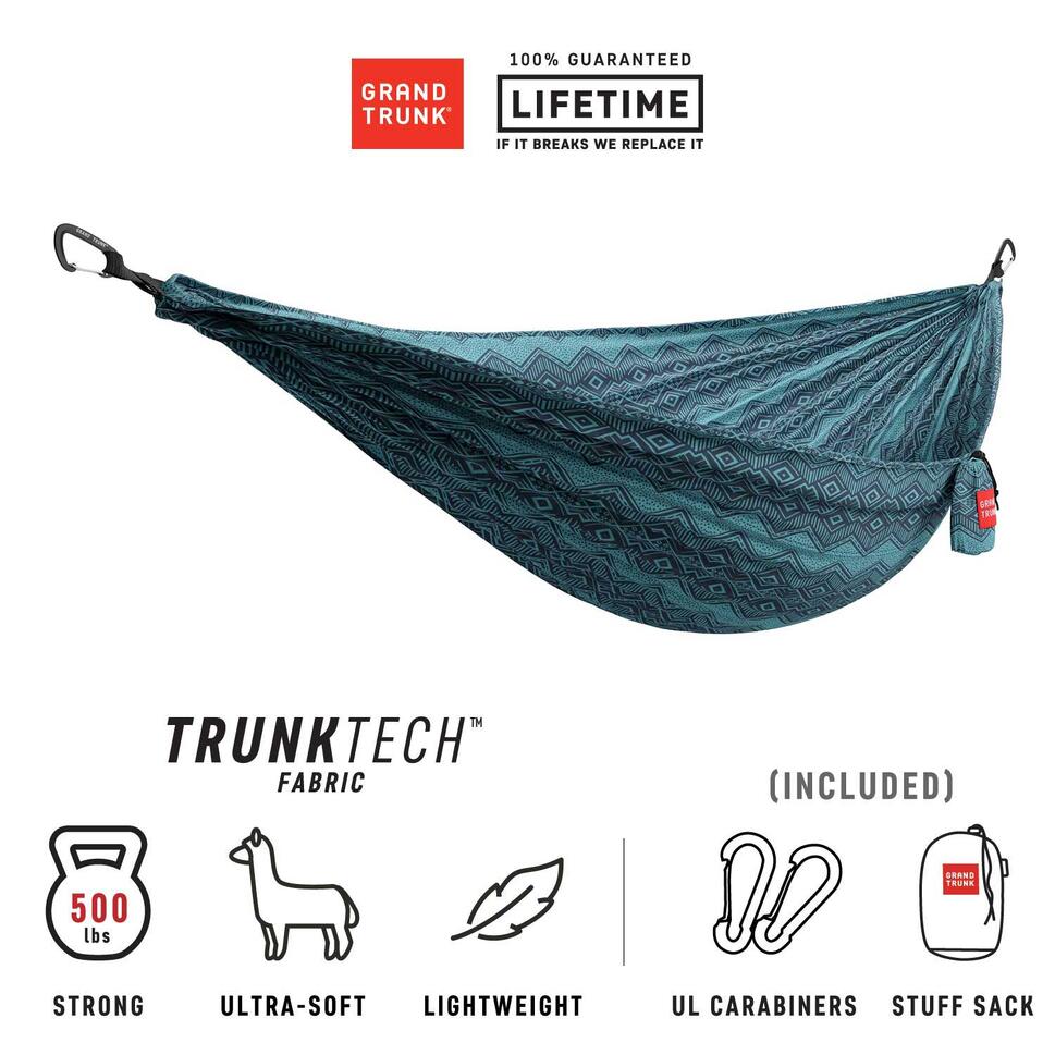Hamak Grand Trunk Trunk Tech Double Prints blue nile
