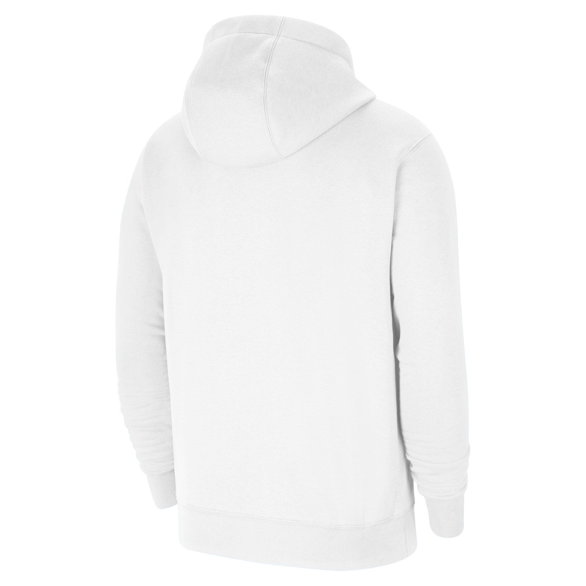 Felpa con cappuccio junior ( fleece) nike bianco 3/4