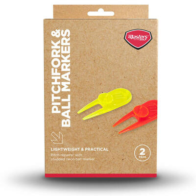 Masters neon pitchmark repair ball markers