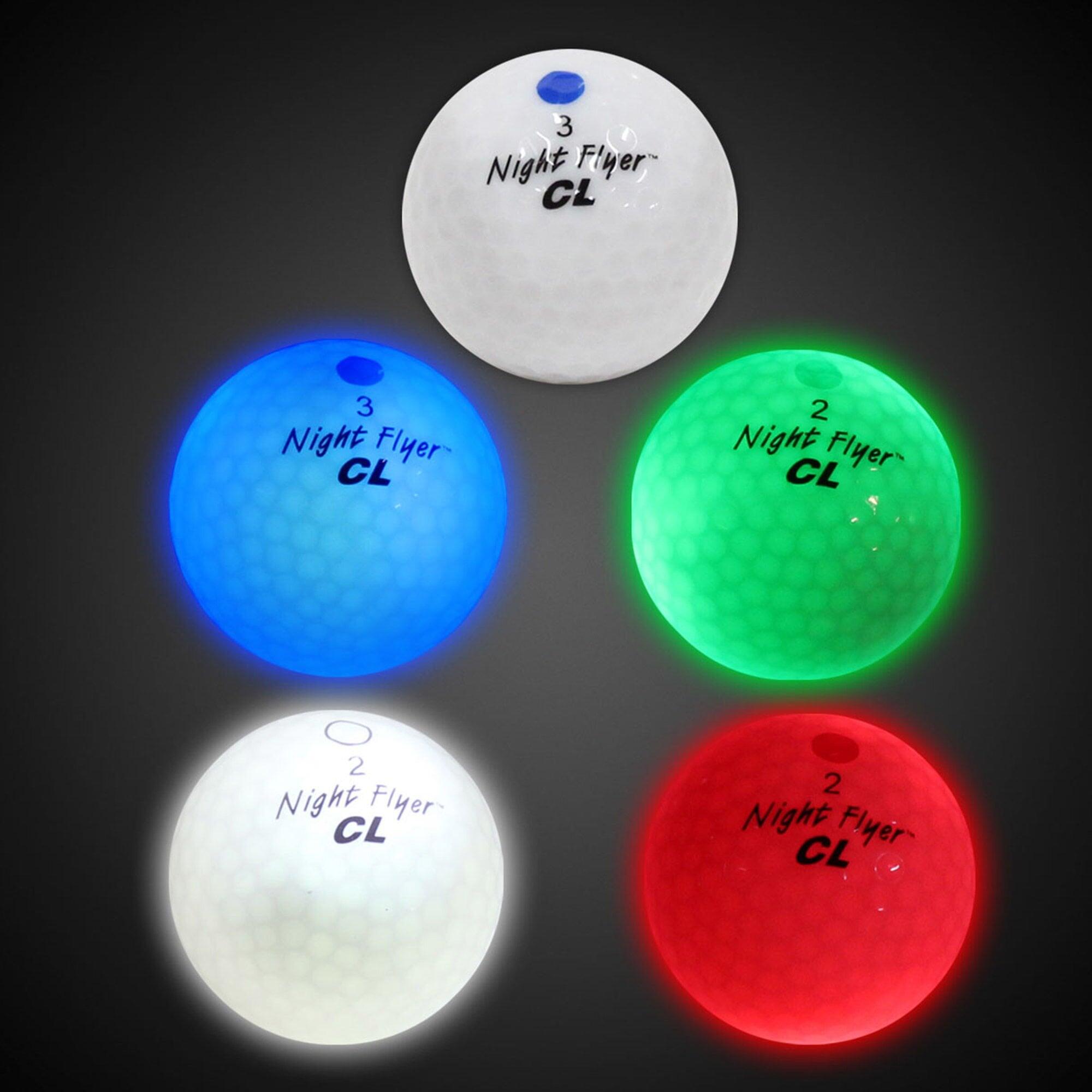 Night Flyer Golf Balls Mixed Colour pack 4 MASTERS GOLF Decathlon