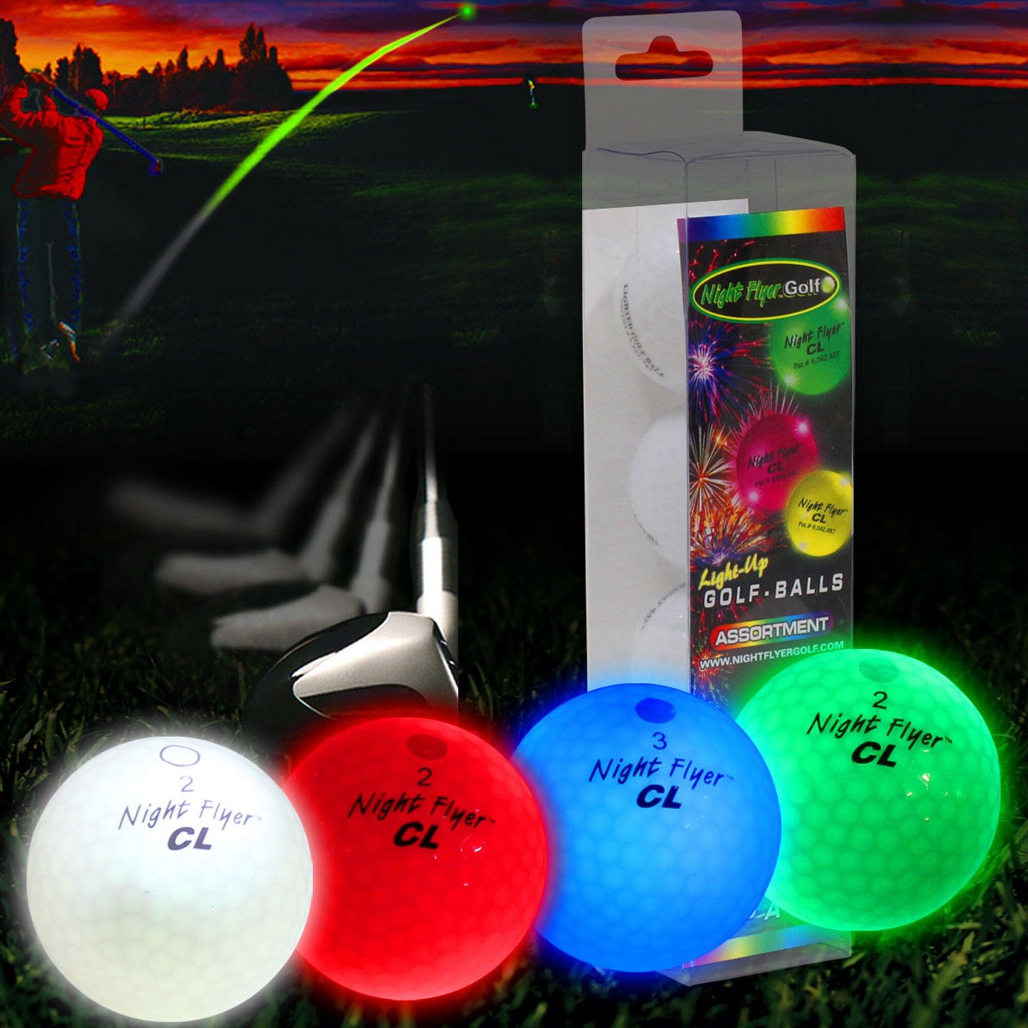 Night Flyer Golf Balls Mixed Colour pack 4 MASTERS GOLF Decathlon