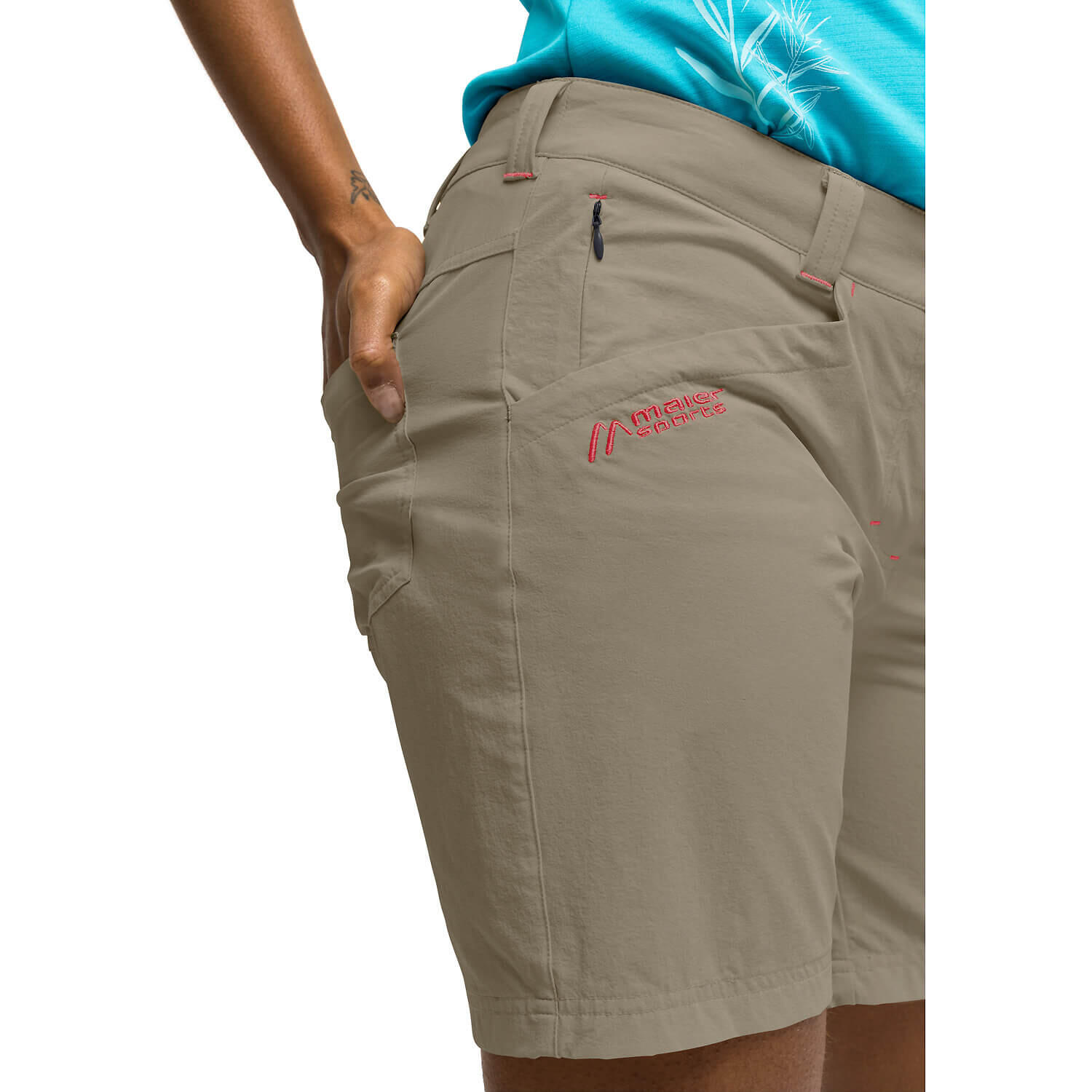 Short de Randonnée Femme Maier Sport Lulaka Regular Marron 3/3