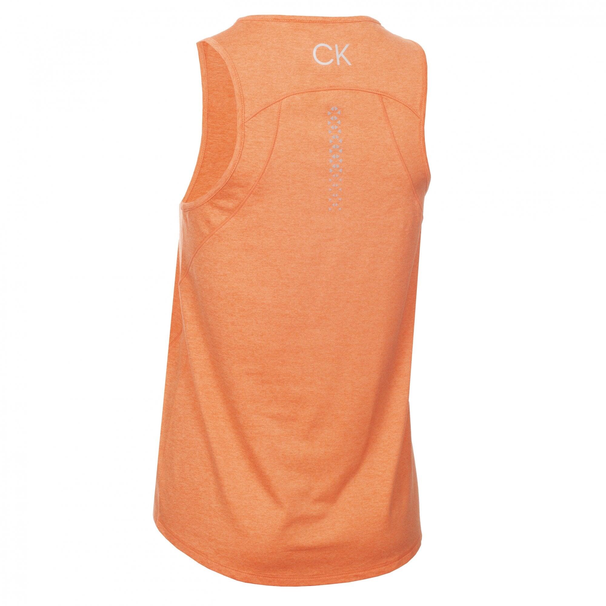 Calvin Klein Ladies RELAX SLEEVELESS TANK TOP Coral Marl 2/5