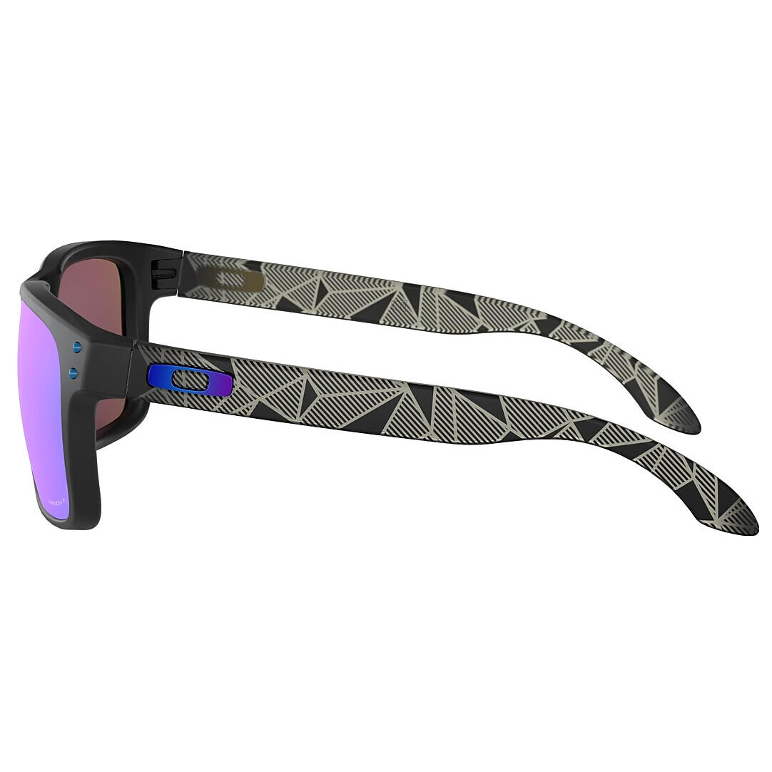 Oakley Holbrook Masken-Sonnenbrille blau/schwarz mit Etui 2/7