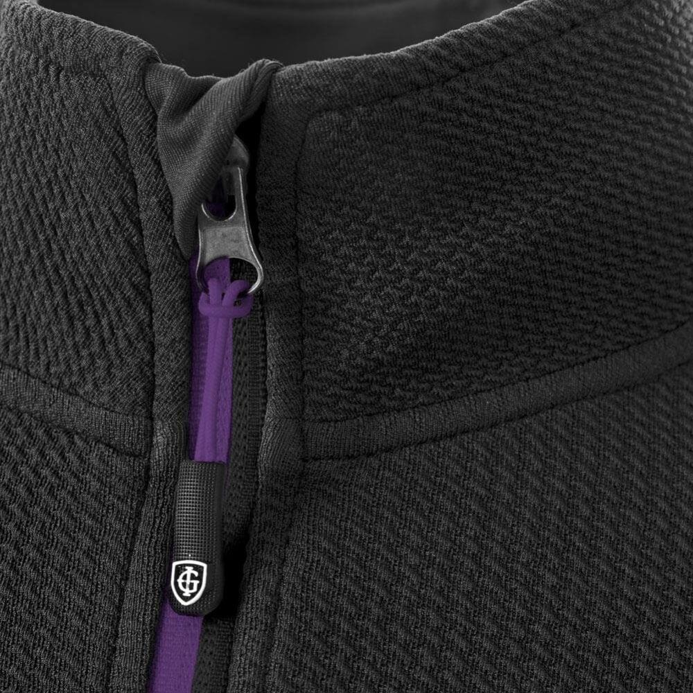 ISLAND GREEN Panelled Top Layer - Charcoal/Navy 3/3