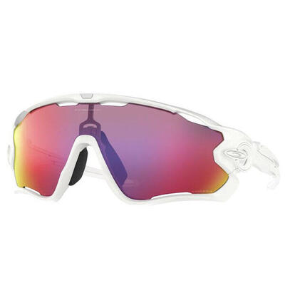 OCCHIALI OAKLEY JAWBREAKER POL WHITE LENTE PRIZM ROAD