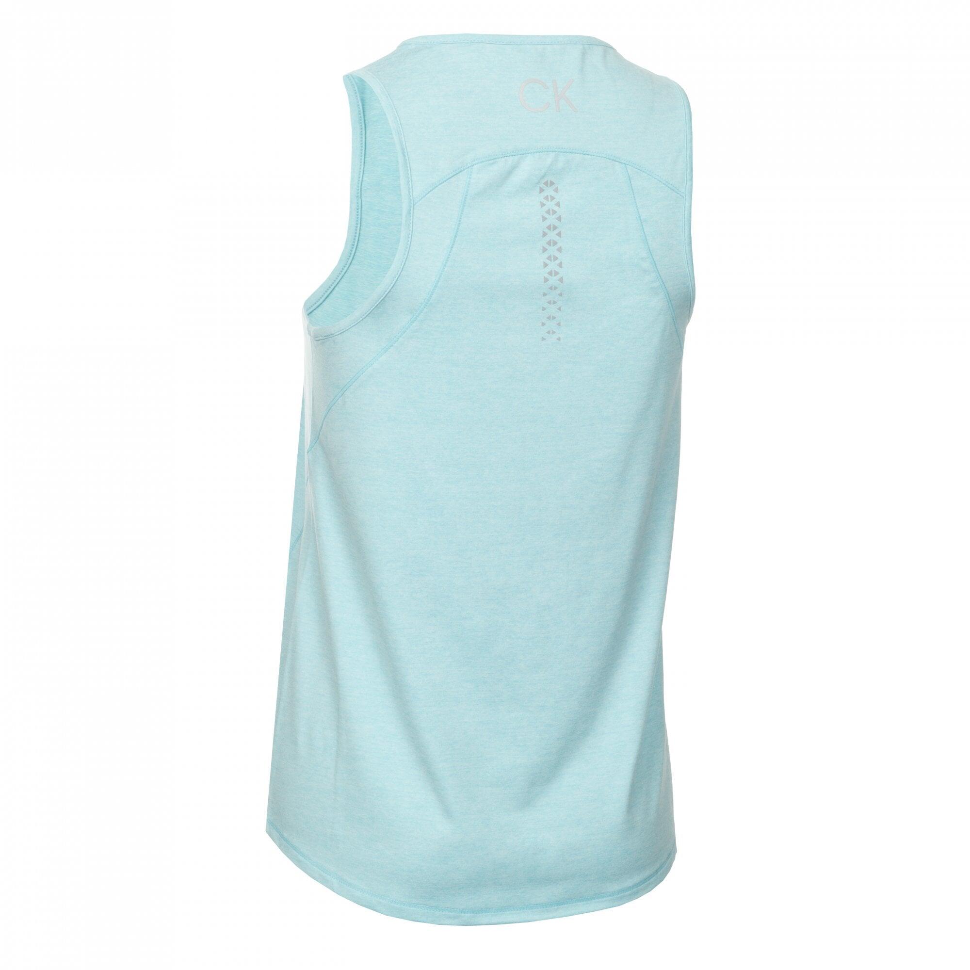 Calvin Klein Ladies RELAX SLEEVELESS TANK TOP Opal Marl 2/5