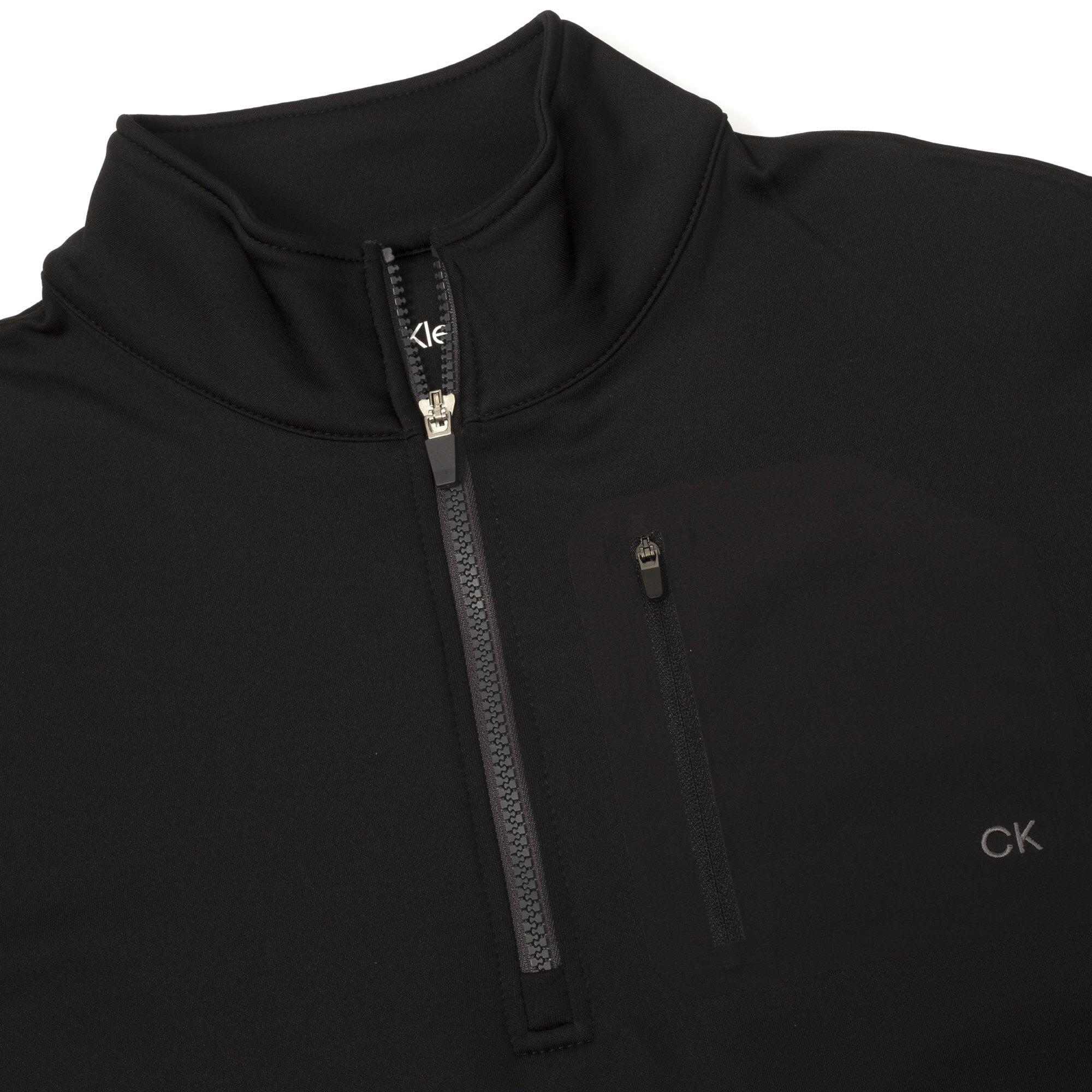 Calvin Klein Delta 1/2 Zip Mid-Layer Black 3/4