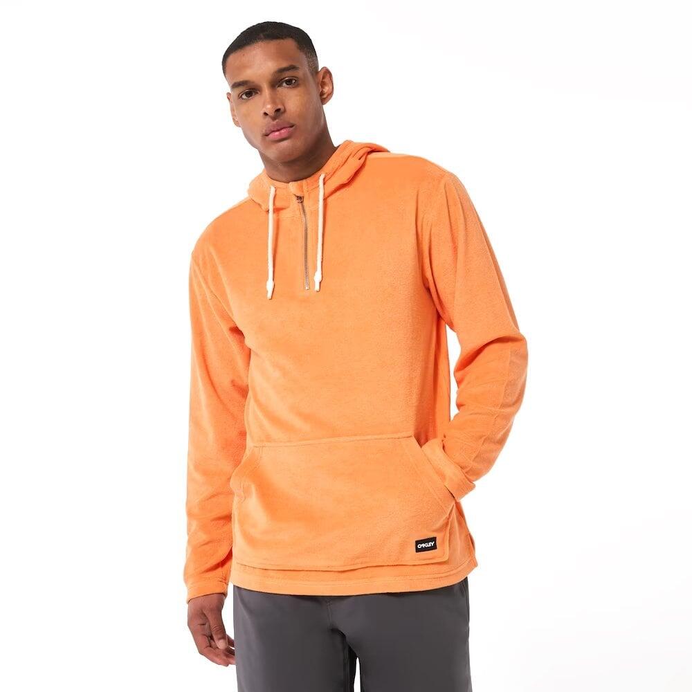 Oakley Surf Dawny 1/4 Zip Hoodie Soft Orange 1/6