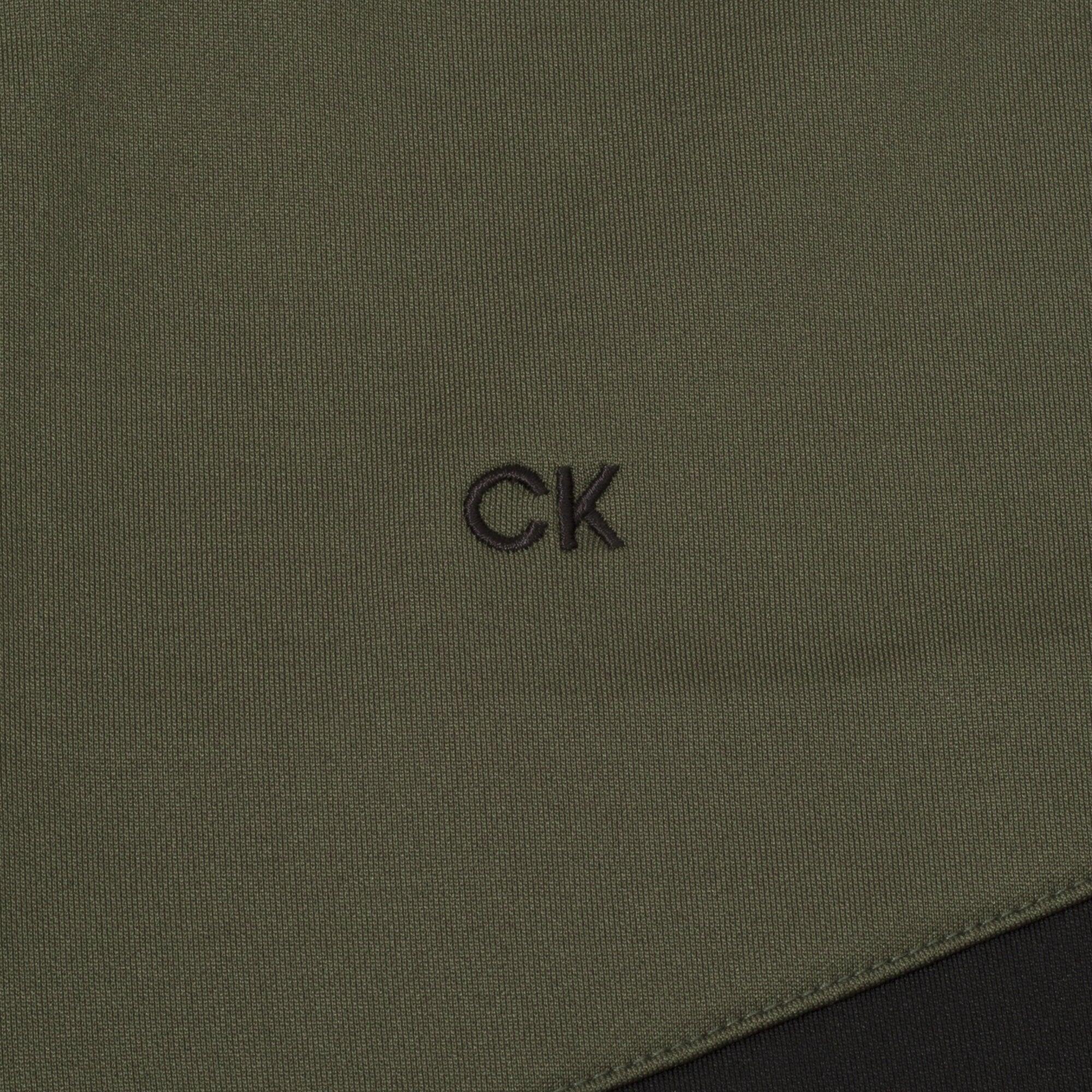 Calvin Klein Traverse 1/2 Zip Mid-Layer Khaki Black 4/4