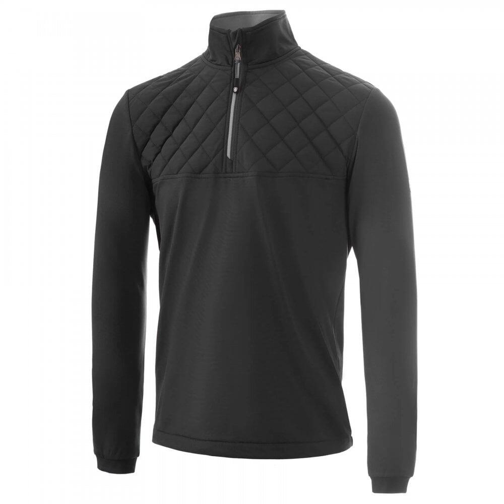 ISLAND GREEN Mens Diamonds Stitch Lined Golf Top Layer