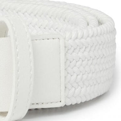 Callaway Braided Stretch Belt Bright White - Clothing from Gamola Golf Ltd  UK