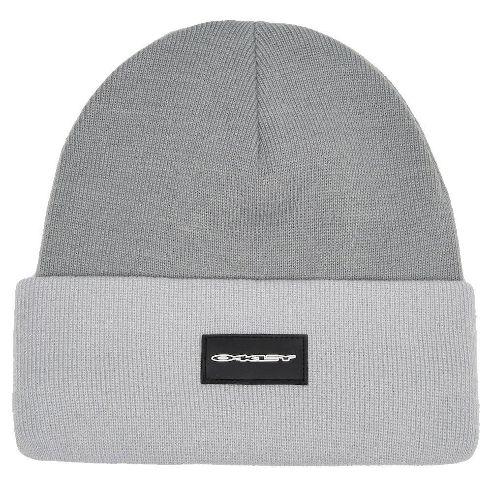 Oakley TC STRETCH LOGO BEANIE STONE GRAY/LUNAR ROCK - U 1/4