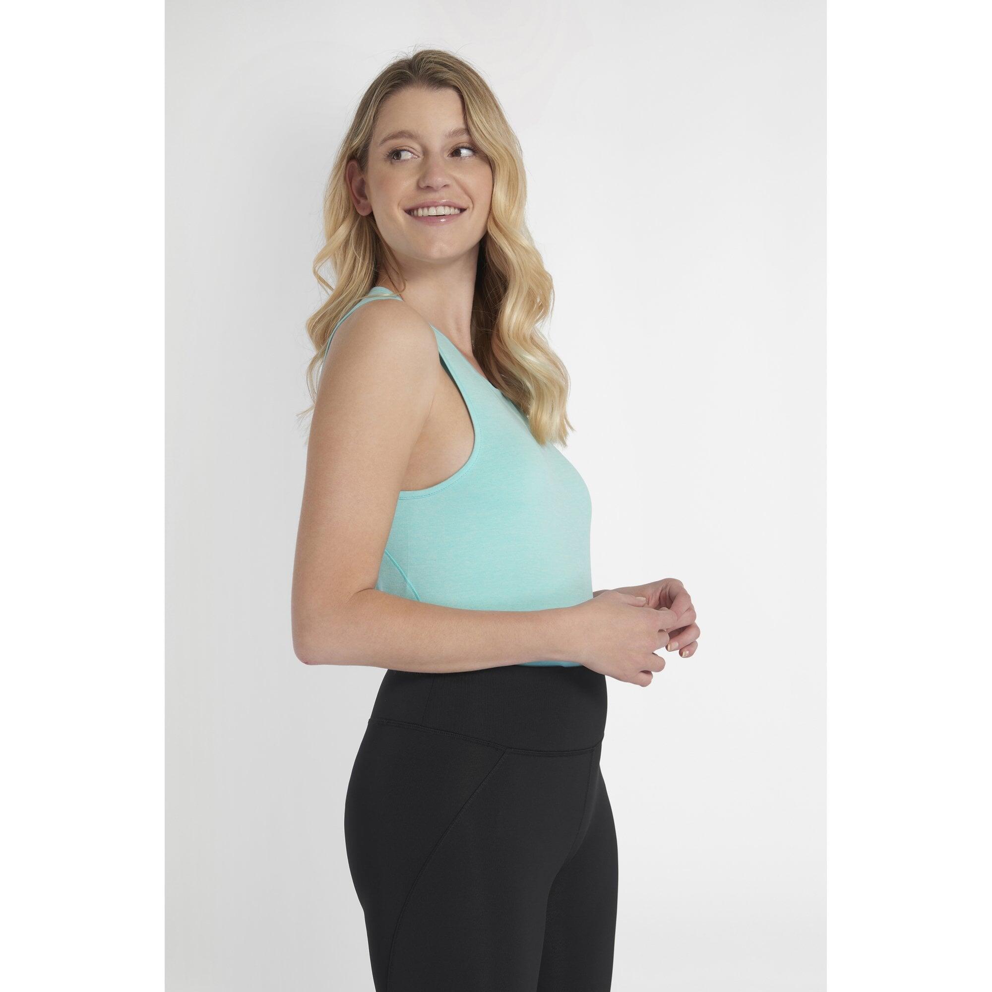 Calvin Klein Ladies RELAX SLEEVELESS TANK TOP Opal Marl 3/5