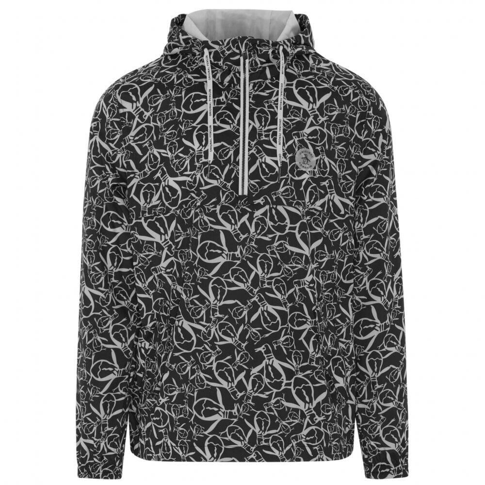 PENGUIN Original Penguin Trademark Printed Windjacket - CAVIAR