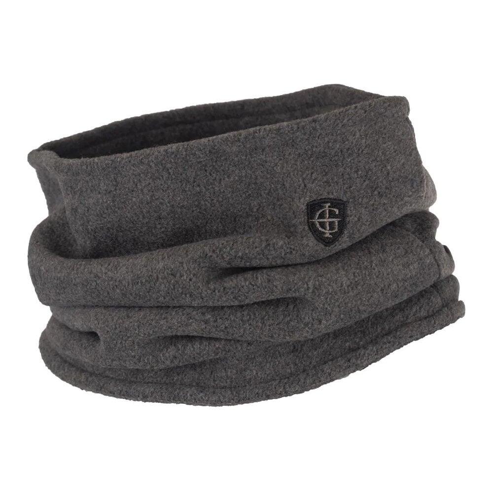 ISLAND GREEN ISLAND GREEN - DOUBLE LAYER FLEECE NECK WARMER CHARCOAL