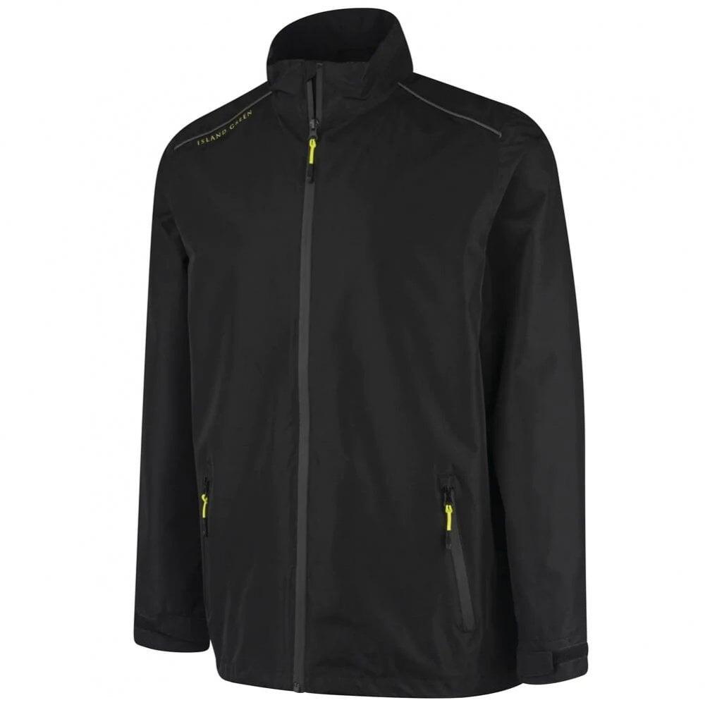 Island Green Men's Waterproof Inner Storm Cuff Golf Jacket 1/5