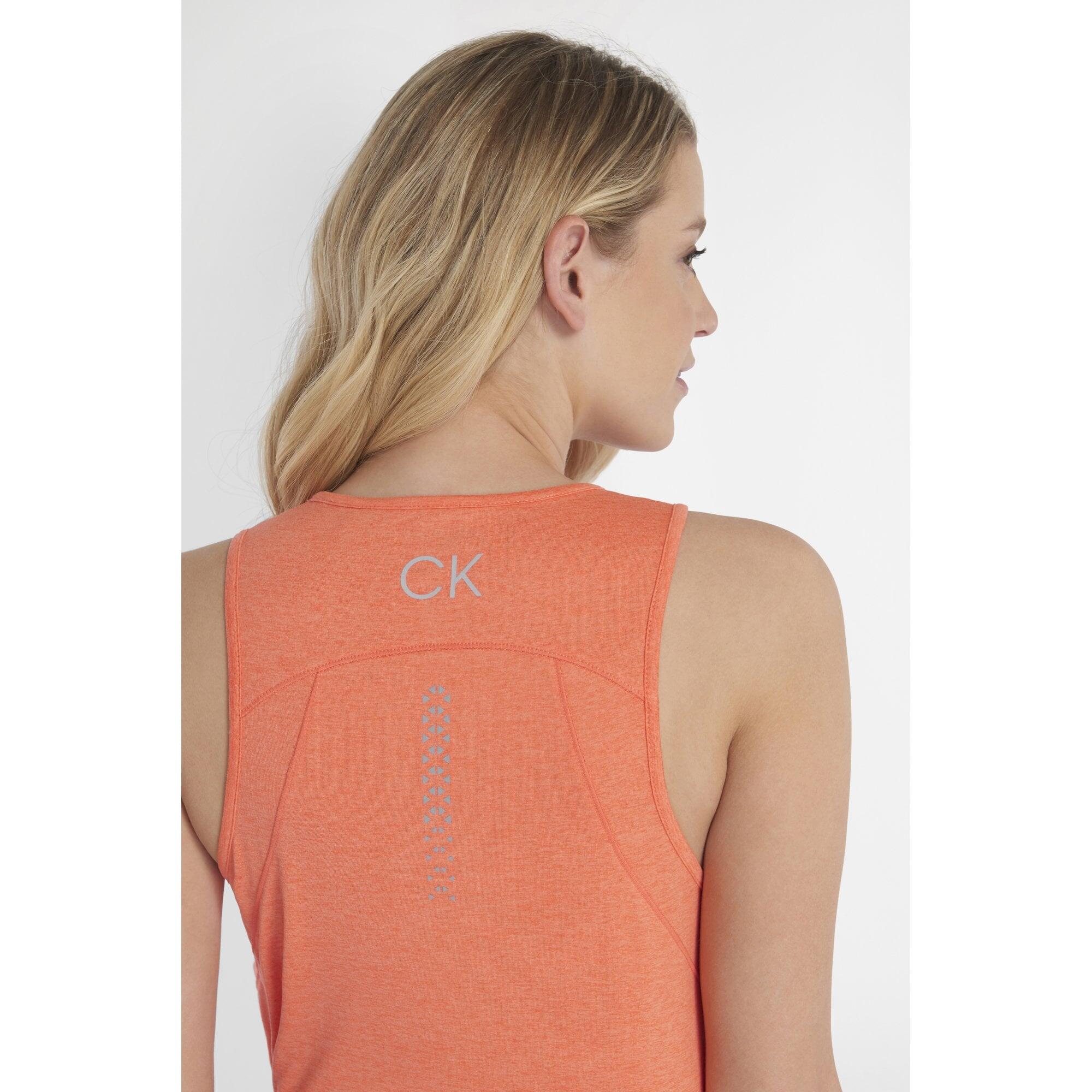 Calvin Klein Ladies RELAX SLEEVELESS TANK TOP Coral Marl 5/5