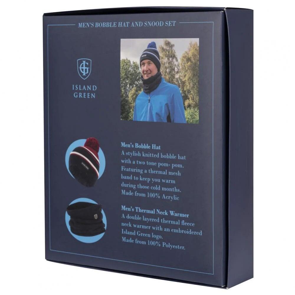 Mens Knitted Beanie Hat & Neck Warmer Box Set 3/3