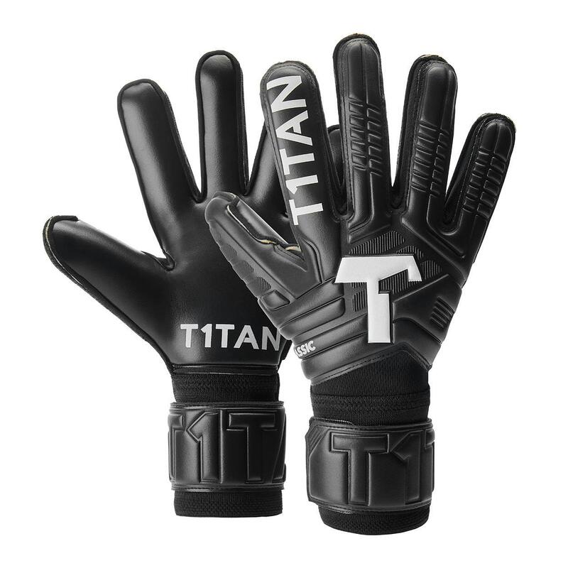 Guantes de portero de fútbol adulto Classic 1.0 Black-Out