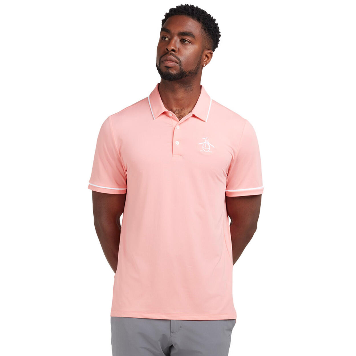 Original Penguin Heritage Polo Tour PETE STRAWBERRY PINK 3/3