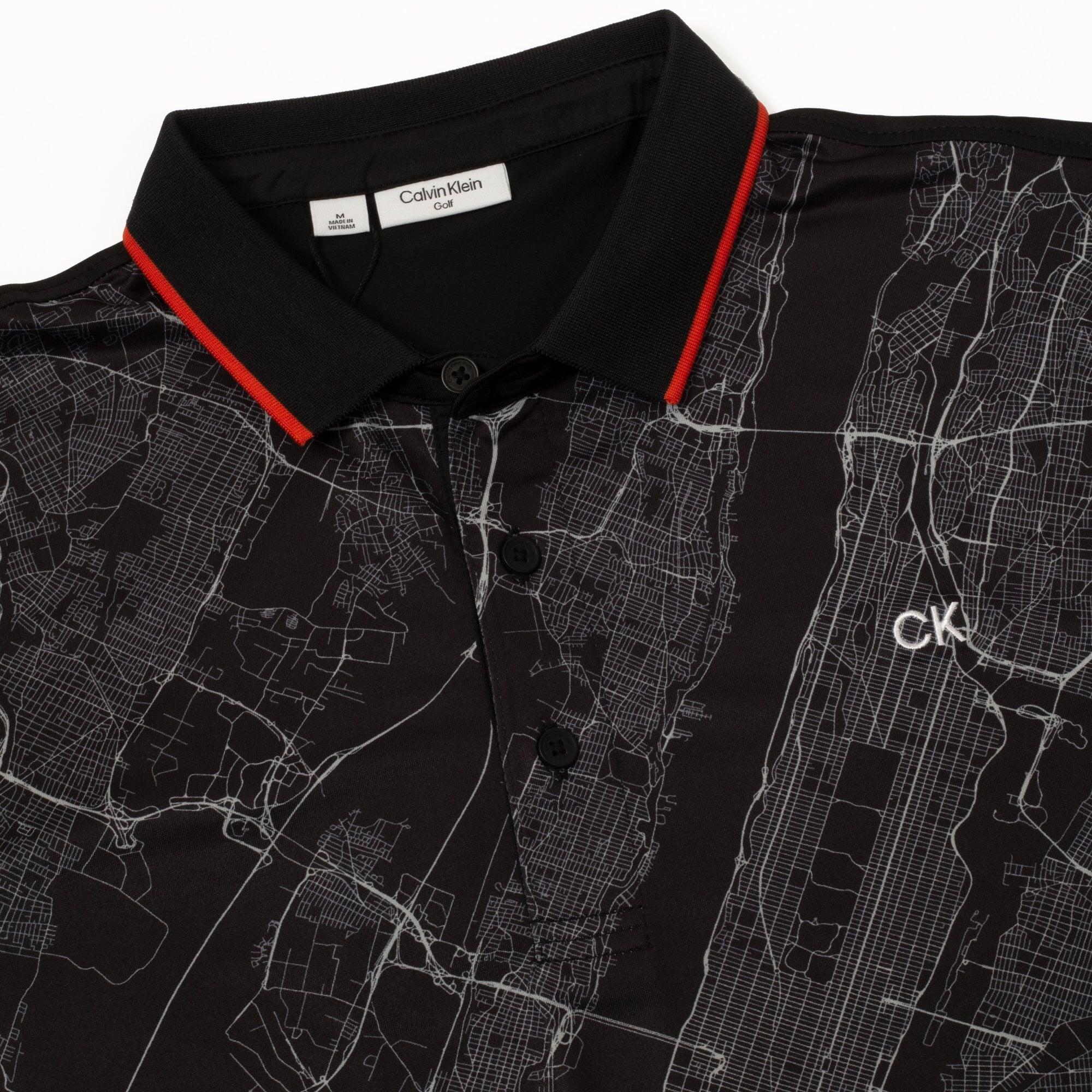 Calvin Klein NYC Print Polo Black 6/6