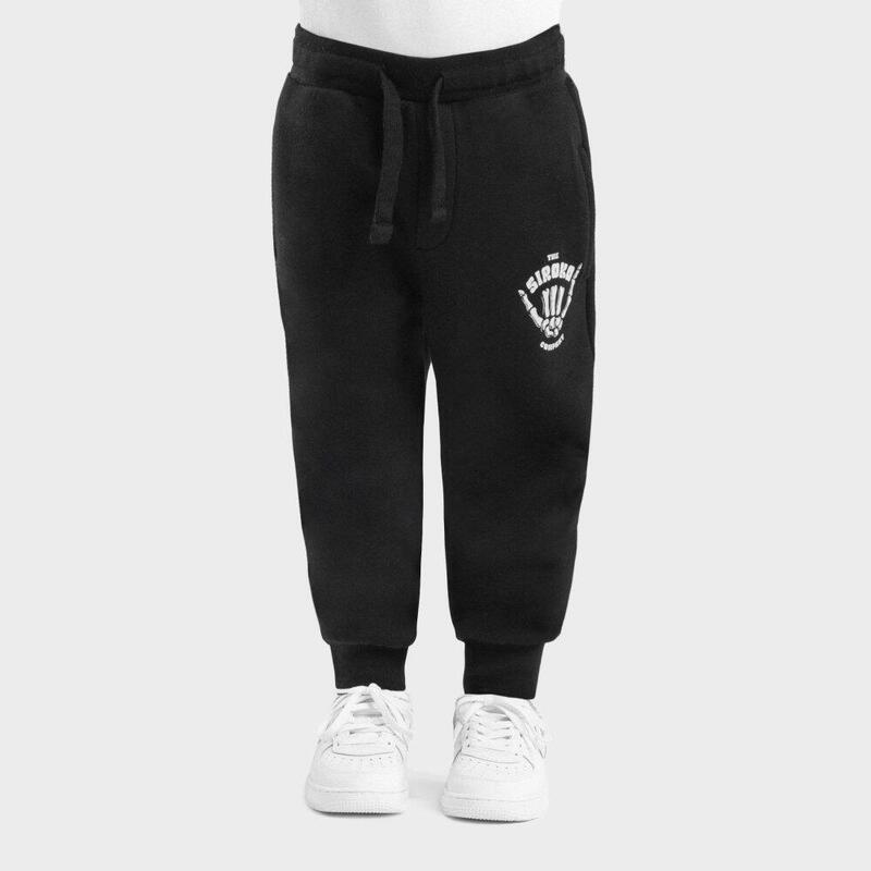 Kinder Lifestyle Jungen-Jogginghose Rockstar SIROKO Schwarz