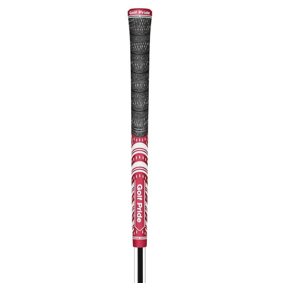 GOLF PRIDE Golf Pride Multicompound Teams Midsize Grip .60 Dk Red/White