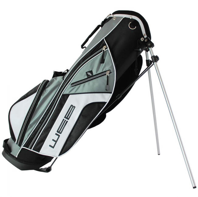 MASTERS GOLF Go Junior Stand Bag 26 Inch Black/Grey