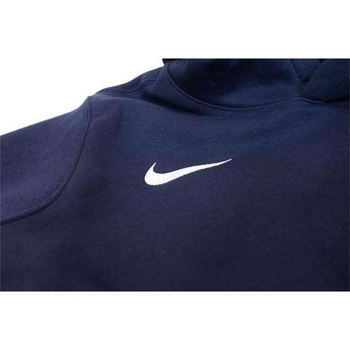 Felpa con cappuccio junior ( fleece) nike blu 3/5