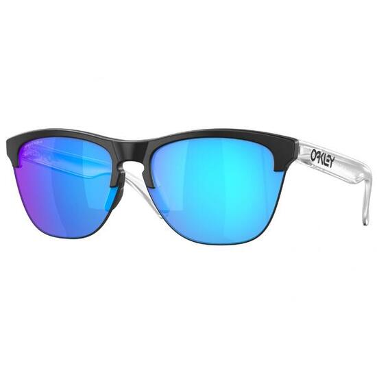 OCCHIALI OAKLEY FROGSKINS LITE MATTE BLACK/CLEAR LENTE PRIZM SAPPHIRE