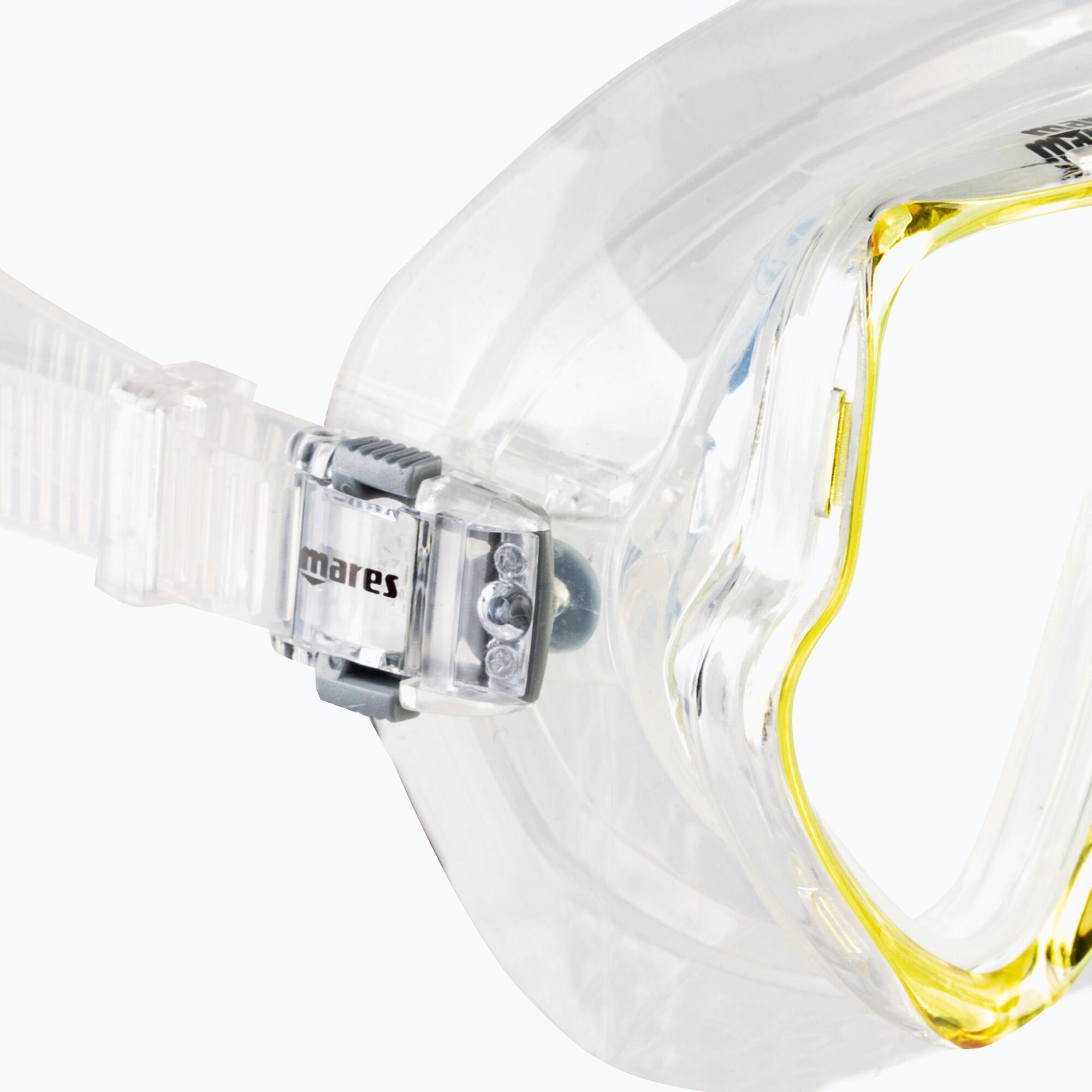 Set Máscara Tubo Snorkel Adulto Mares Pure Vision Silicona Válvula Purga 5/5