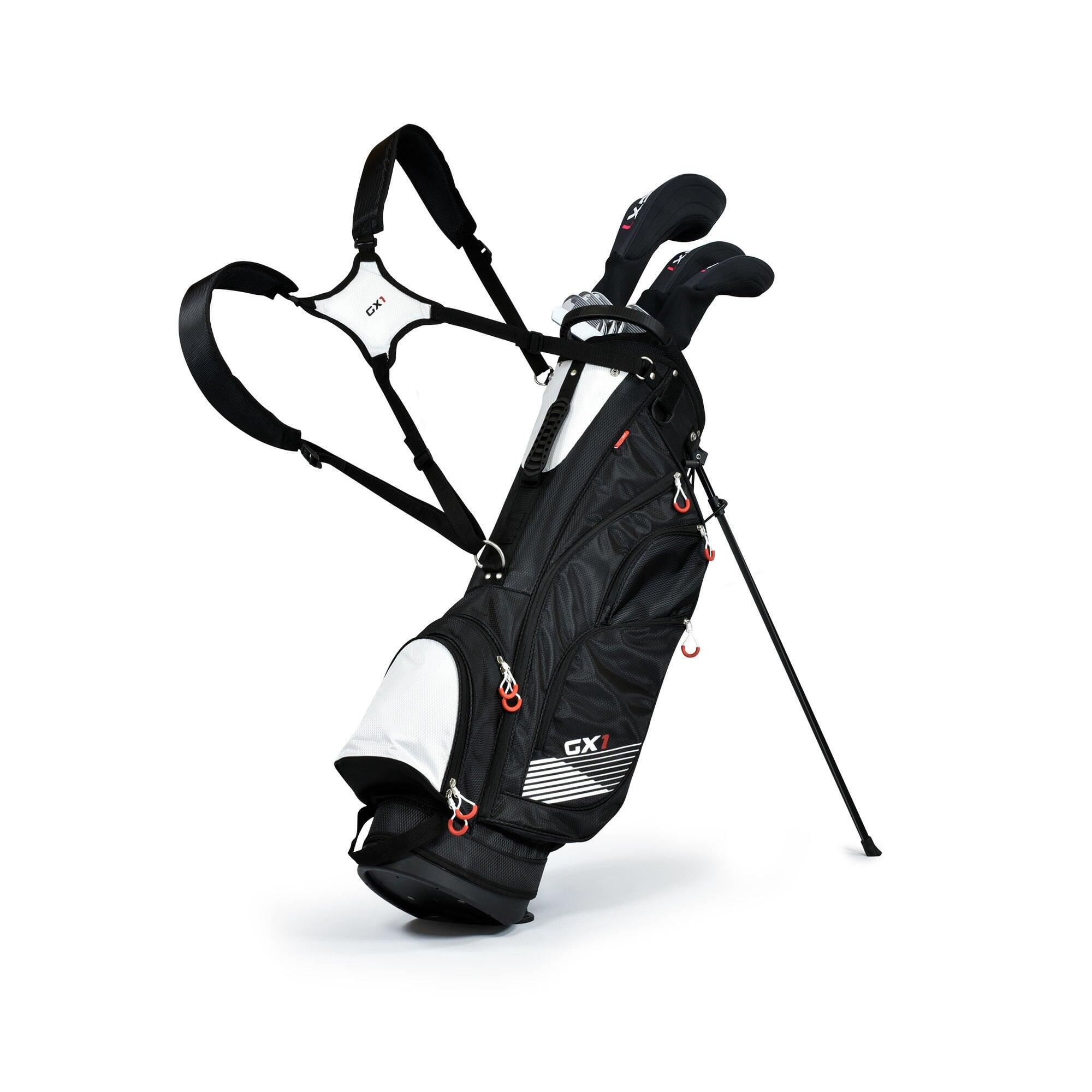 MASTERS GOLF Masters GX1 Gents LH Steel Package Set Stand Bag Blk/Grey